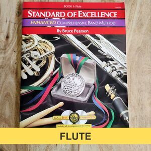 Standard Of Excellence Band Method Flute 1 Sheet Music Book Enhanced with 2 CDS
